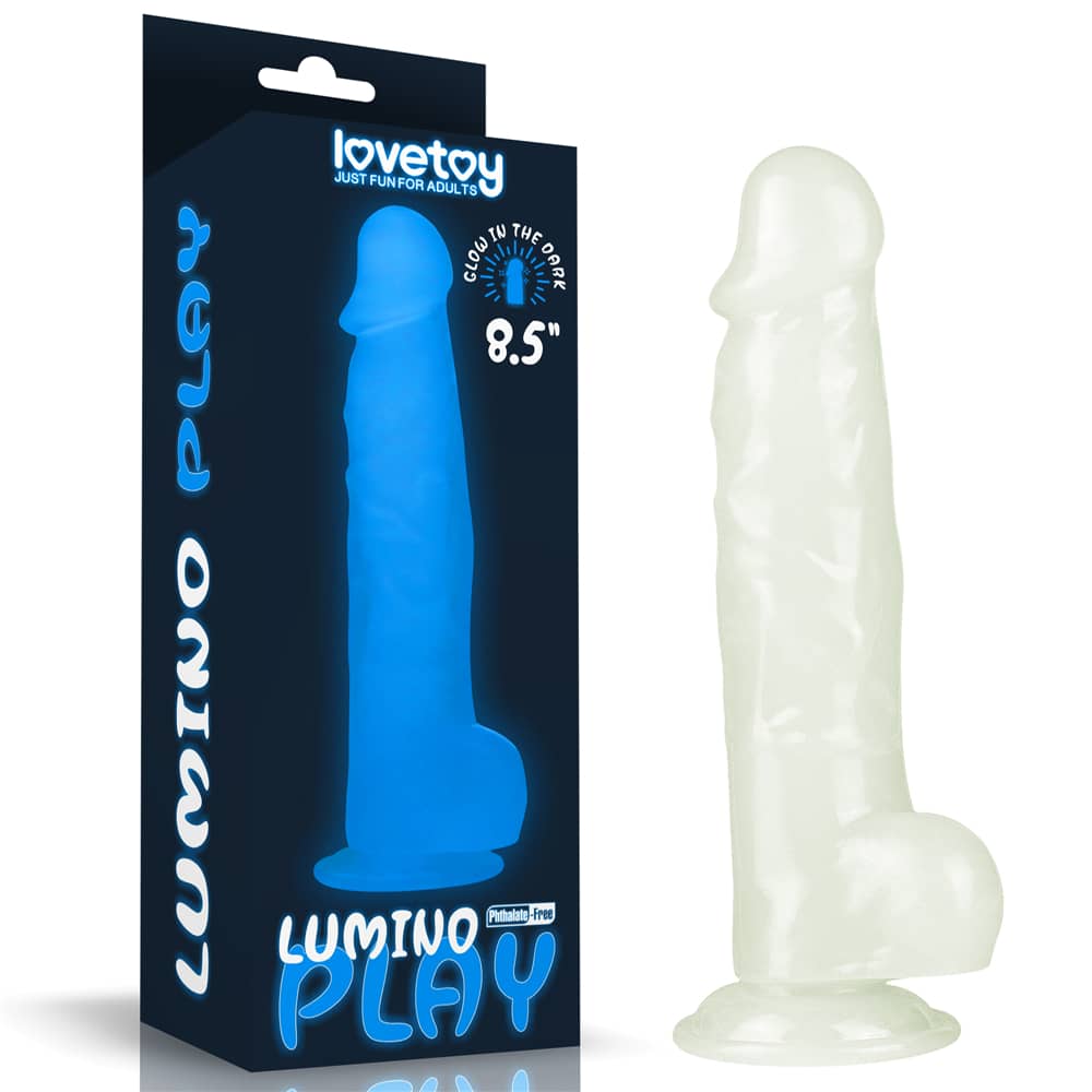 LOVETOY - 8.5'' Glow in the Dark Dildo