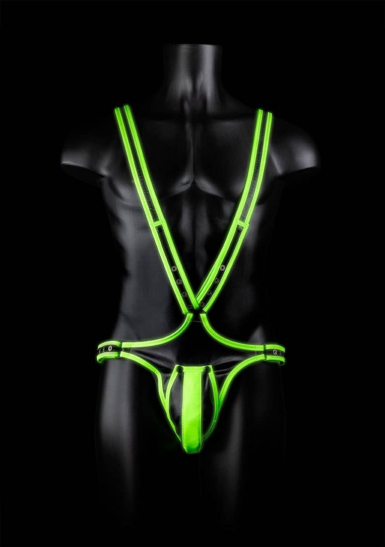 Shots - Full Body Harness - Glow In The Dark